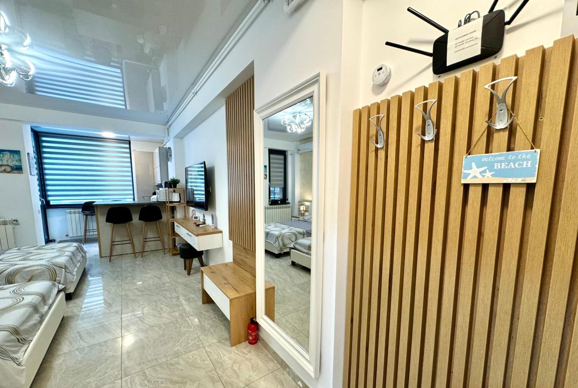 Seaview Deluxe Double Studio - Beachfront Resort Năvodari Exterior foto